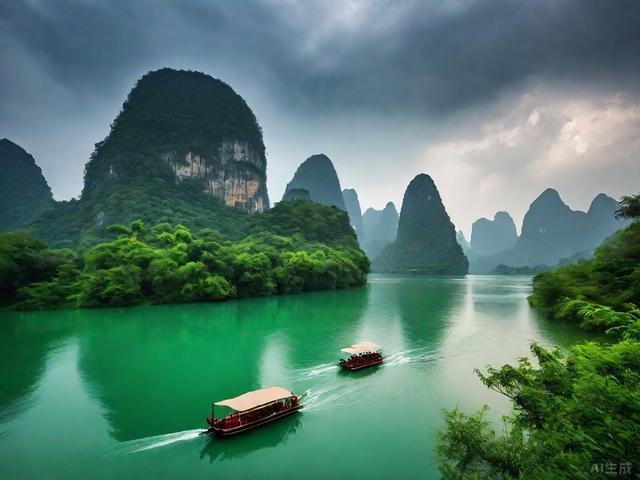 暴雨下的桂林：划船探险不一样的旅行！(图6)