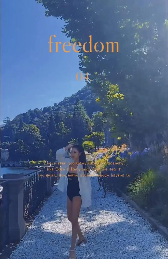 马筱梅晒蜜月旅行美照景色宜人气氛浪漫马筱梅好身材抢镜(图2)