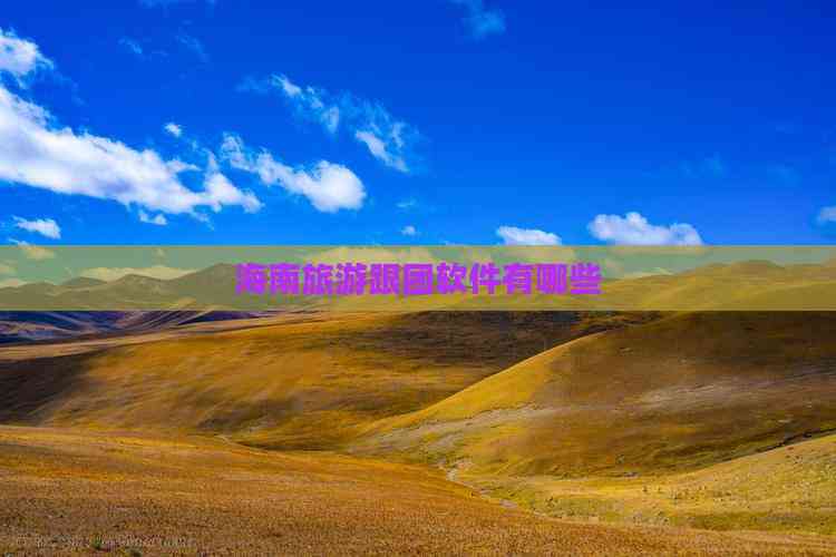 海南旅游跟团软件有哪些(图1)