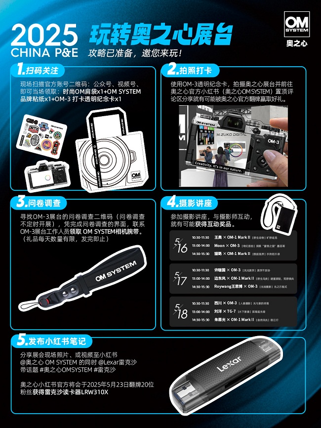 奥之心闪耀CHINAPE：携OMSYSTEM全系产品亮相国际盛会(图2)
