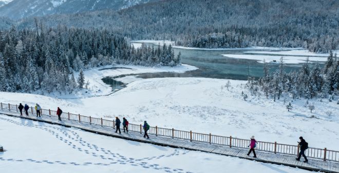 熊猫体育：新疆冬季自驾5日环线游：旅行社提供路线规划北疆冰雪况指南(图5)